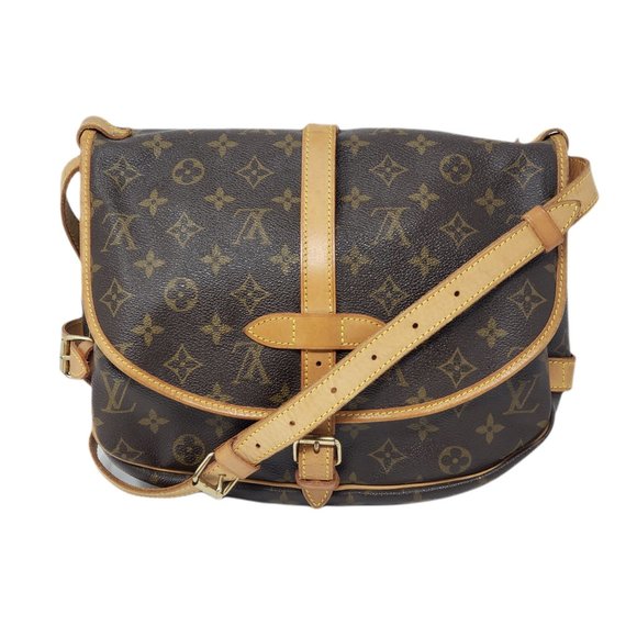Louis Vuitton Handbags - Auth Louis Vuitton Monogram Saumur 30 Crossbody